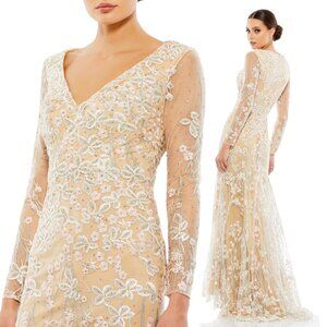 Mac Duggal | Lace Evening Gown with Train #67892